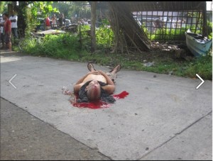 Virgilio Bilyong Miguel Garra Shot in the middle of the street